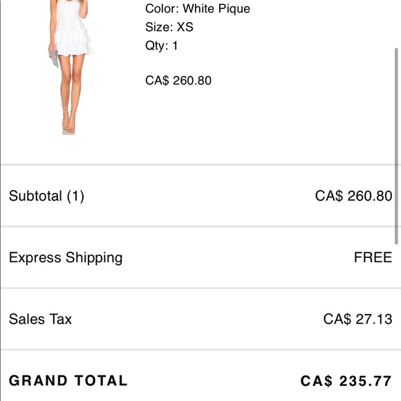 Amanda Uprichard white strapless mini dress - Picture 5 of 6